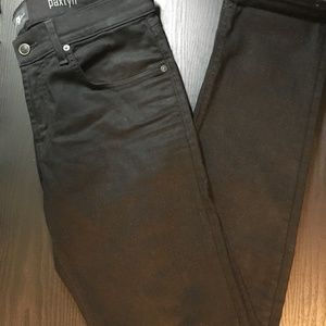 7 For All Mankind No-Fade Triple Black Skinny Fit